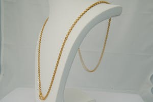 2511 - Massief 20krt-geel-gouden "Forcat" collier - Lang formaat 76 cm - gekeurd kopen? Bied vanaf 1470!