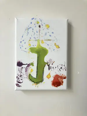 Paul Louis van den Bergh - Acryl en conté op linnen - Gesigneerd kopen? Bied vanaf 120!