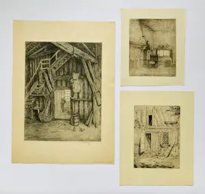 Buy Anton Erkelens - Lot van 3 etsen? Bid from 55!