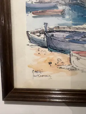 Jan Korthals - Italiaanse haven in Capri kopen? Bied vanaf 50!