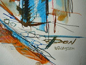 Toon Willemsen - Belgentier Provence 1983 -inkttekening- kopen? Bied vanaf 15!
