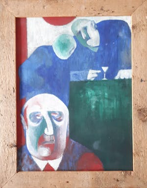 Niet of onleesbaar gesigneerd - Henk van Reeuwijk - Café Willem Slok Utrecht kopen? Bied vanaf 1!