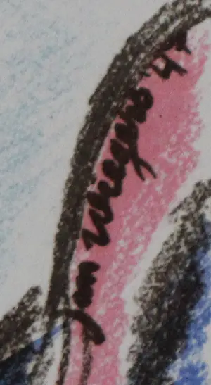 Jan Wiegers - Litho: Berglandschap- 1947 kopen? Bied vanaf 50!