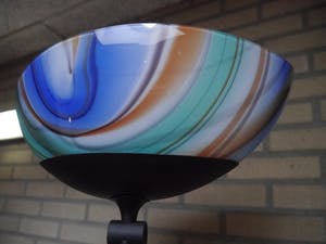 Niet of onleesbaar gesigneerd - fraaie lamp van italiaans design kopen? Bied vanaf 1!