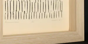 Jan Schoonhoven - Lithografie "VI" - minimalistisches Meisterwerk - hochwertig gerahmt kopen? Bied vanaf 1190!