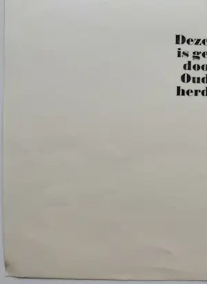 Dirkje Kuik - Affiche Kunstzaal De Reiger + print kopen? Bied vanaf 20!