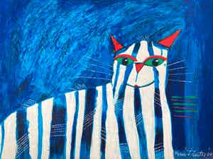 Franz Lauter - Gestreepte kater verkocht voor € 65!