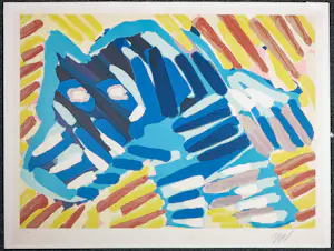Karel Appel - Zeefdruk, Z.T. kopen? Bied vanaf 300!