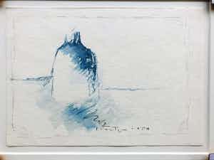 Jan Montyn - Aquarel met nieuwe lijst en museumglas verkocht voor € 325!