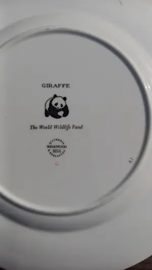 Wedgwood - Kruger National Park Giraf bord kopen? Bied vanaf 25!