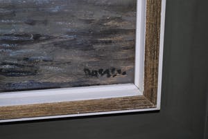 Jacobus Doeser - zeilende tjalk - olieverf op paneel, in een Heijdenrijk lijst kopen? Bied vanaf 99!