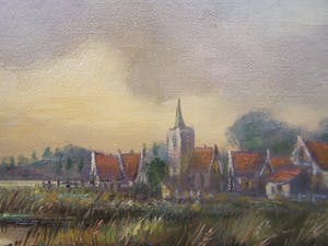 Hermanus Cornelis Hokken - Dorp aan het water kopen? Bied vanaf 40!