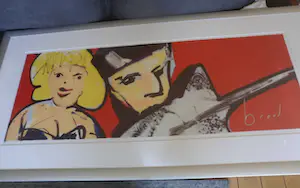 Herman Brood - Zeefdruk: "Some like it hot" ingelijst kopen? Bied vanaf 450!