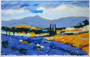 Willem Brauck - Zeefdruk, Lavande e Tournesol - Ingelijst (Groot) kopen? Bied vanaf 50!