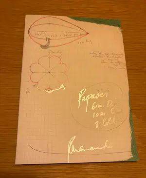 Panamarenko - Uitnodiging Antwerpse luchtschipbouw kopen? Bied vanaf 275!