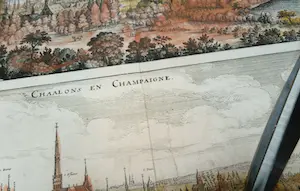 Matthäus Merian - Plattegrond Troyes et Châlons-en-Champagne (LAATSTE KANS!) kopen? Bied vanaf 100!