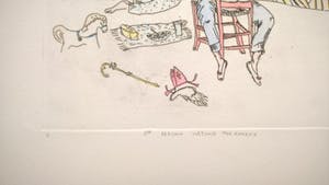 Henk Visch - 3e persoon voltooid toekomend - gesigneerde ets kopen? Bied vanaf 75!