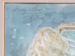 Harry Maas - Naakt voor de spiegel - Aquarel kopen? Bied vanaf 300!