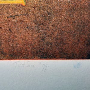 Tiny van der Sar - steendruk - Strandstoelen 1/10 - 21002 kopen? Bied vanaf 60!