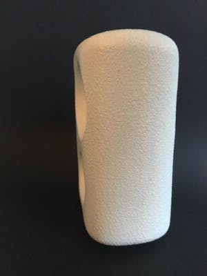 Bertoncello - Witte keramiek vaas met 2 gaten kopen? Bied vanaf 1!