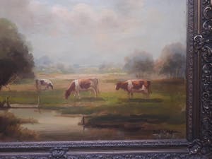 Jaap Kregten - Jaap van Kregten, Hollands landschap. kopen? Bied vanaf 125!