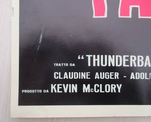 Curiosa - Italiaans filmaffiche: James Bond 007, Thunderball, Sean Connery (1965) kopen? Bied vanaf 1!