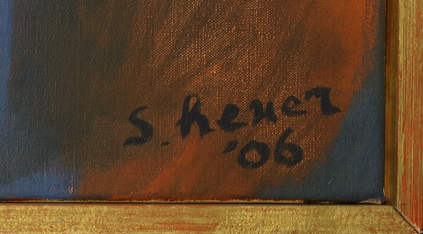 Saskia Heuer - Olieverf op doek, Feest - Ingelijst kopen? Bied vanaf 150!