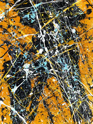 Jean-Jacques Marie - Création abstraite colorée avec projections A236 kopen? Bied vanaf 720!