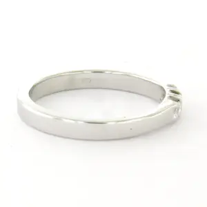 14k wit gouden ring met briljant geslepen diamant tot. 0.12ct – F/G – VS/SI kopen? Bied vanaf 385!