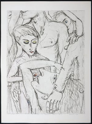 Henk Visch - Handgekleurde ets, De afstand die nabijheid heet, nr. 6 kopen? Bied vanaf 1!