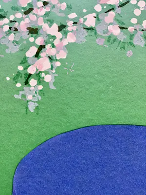 Jurjen Fontein - Zeefdruk, Bloesem, gesigneerd kopen? Bied vanaf 30!