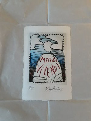 Pierre Alechinsky - motus vivendi kopen? Bied vanaf 325!