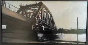 Pieter Pander - Spoorbrug over IJssel bij Zutphen kopen? Bied vanaf 1150!