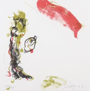 Ger Lataster - Litho, Zonder titel - Ingelijst kopen? Bied vanaf 70!