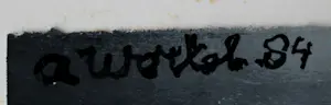 Ans Wortel - Gemengde techniek: "de vogel en ik die 't niet meer zie zitten''... - 1984 kopen? Bied vanaf 225!