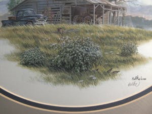 Don Balke - Schilderachtige fine art lithografie schuur. kopen? Bied vanaf 1!