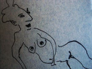 Niet of onleesbaar gesigneerd - Twee originele Inkttekeningen "vrouwelijke naakten" gesigneerd Nicolien kopen? Bied vanaf 1!