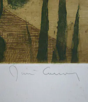 René Carcan - Été - 1980 - Originele ets, handgesigneerd en genummerd kopen? Bied vanaf 120!