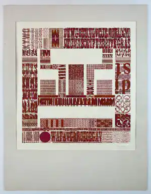 Frans de Jong - Typografiche compositie verkauft für € 45!