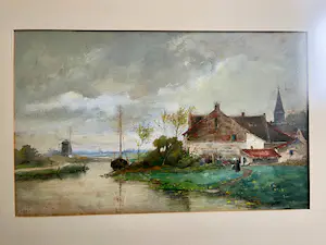 Theodor Koch - Landschap omstreeks 1880 kopen? Bied vanaf 100!