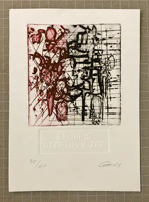 Olivier Beijn - 6 ex-libris voor Geert H. van der Zee kopen? Bied vanaf 39!