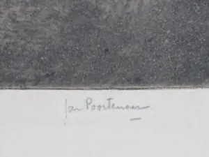 Jan Poortenaar - Waterloo Bridge - Ets kopen? Bied vanaf 80!