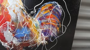 Caspar van Houten - Le coq en noir III kopen? Bied vanaf 100!