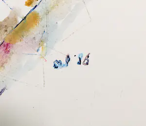 Mark Polee - Acryl op doek, Ruit compositie - Ingelijst (Groot) kopen? Bied vanaf 1!