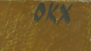 Kees Okx - Olieverf op doek, Abstract landschap - Ingelijst kopen? Bied vanaf 150!