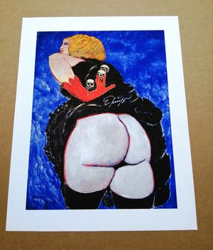 Ernst Fuchs - Die Kopfsammlerin - Handgesigneerde Giclée kopen? Bied vanaf 1!