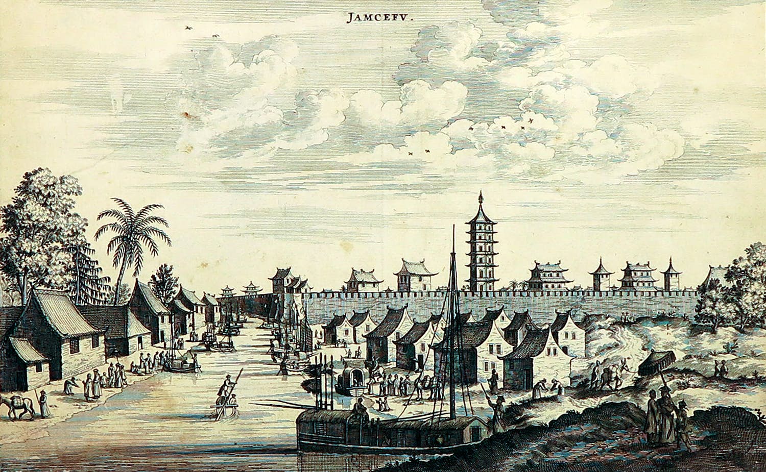 Joan Nieuhof - Gravure, Jamcefu verkocht voor € 1!