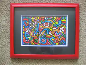 Keith Haring - Zonder titel vendu pour 100€ !