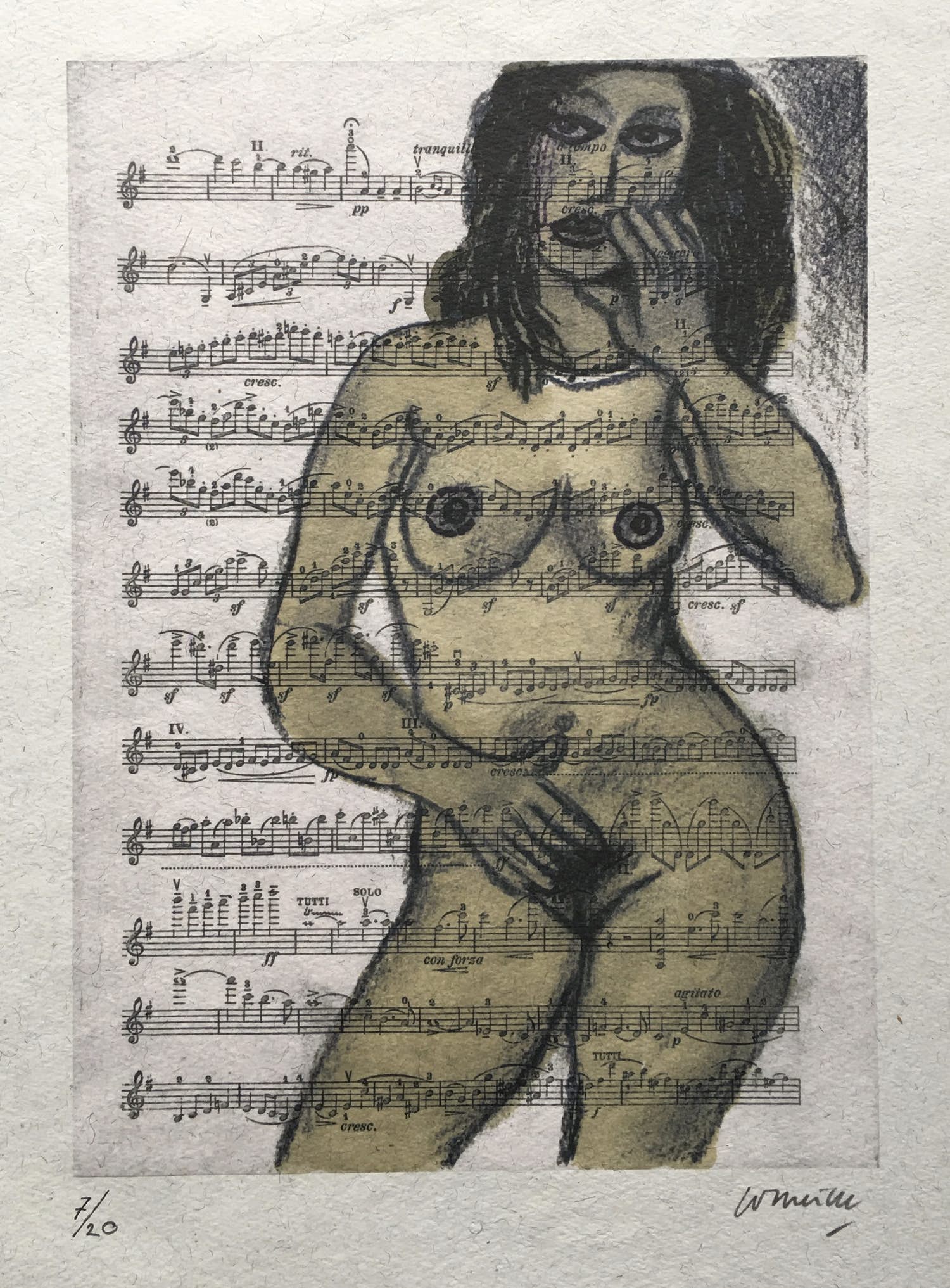 Corneille - ‘Naakt op muziekpapier’ - oplage 20 kopen? Bied vanaf 150!