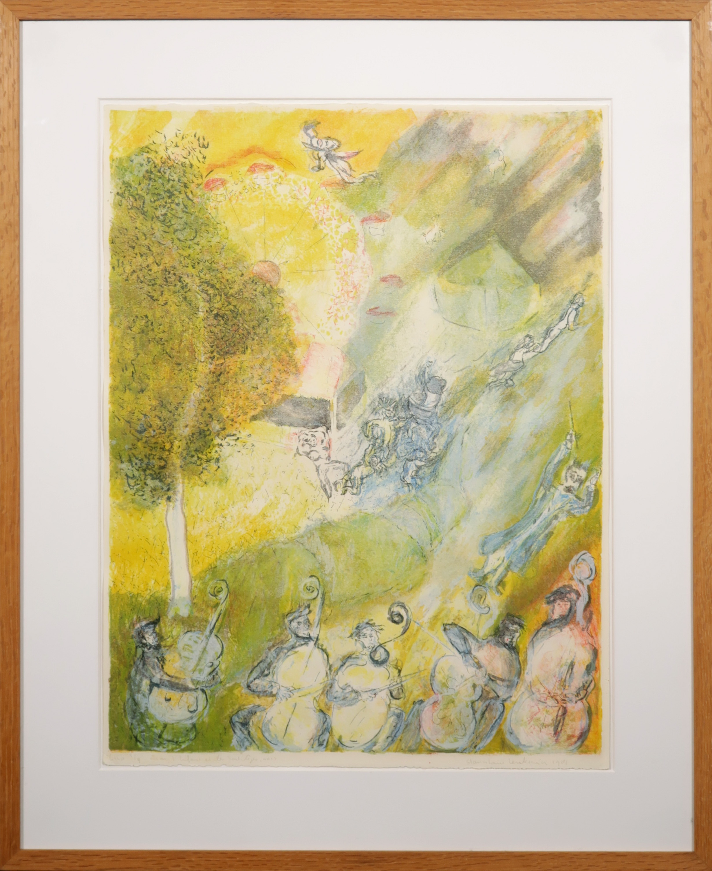 Stanislaw Lewkowicz - Litho, naar naar l'Enfant et les Sortileges, no. 13 - Ingelijst kopen? Bied vanaf 40!